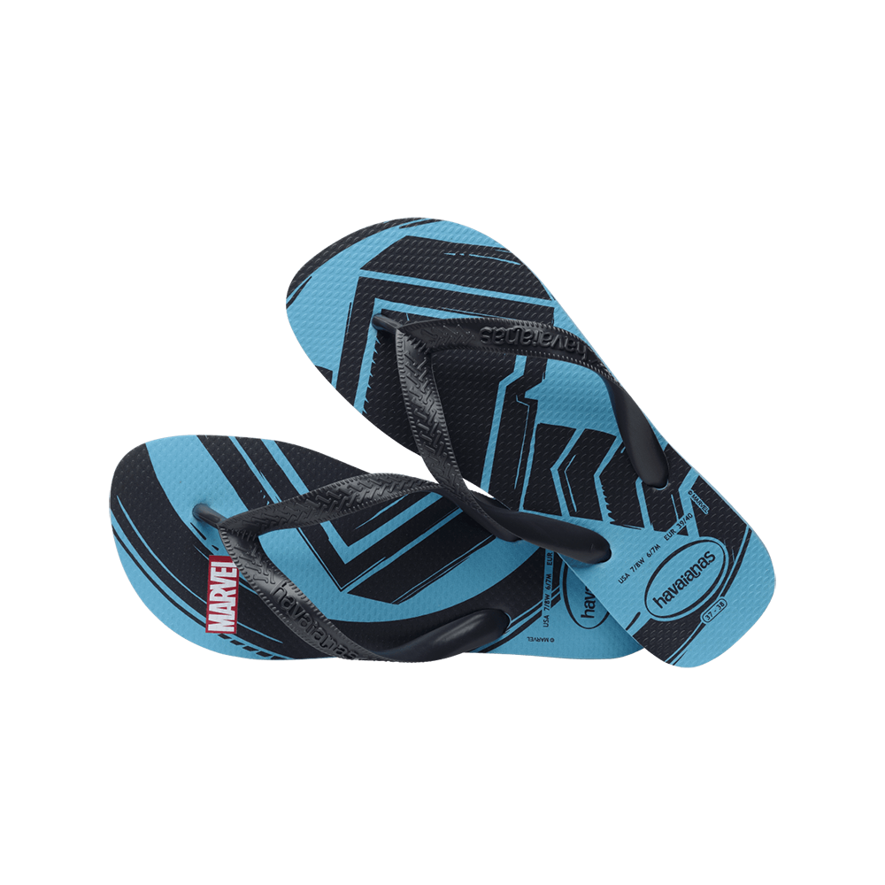 Kids Top Marvel Logomania Flip Flops