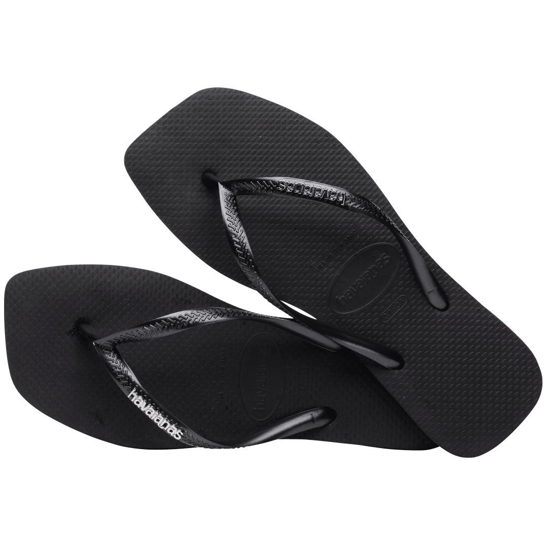 SANDALIAS HAVAIANAS SLIM SQUARE LOGO METAL FC