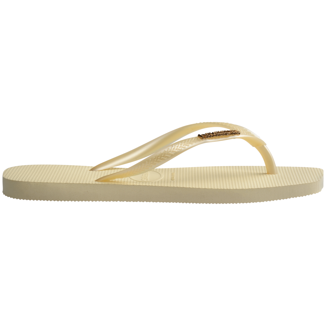 SANDALIAS HAVAIANAS SLIM SQUARE LOGO METAL FC
