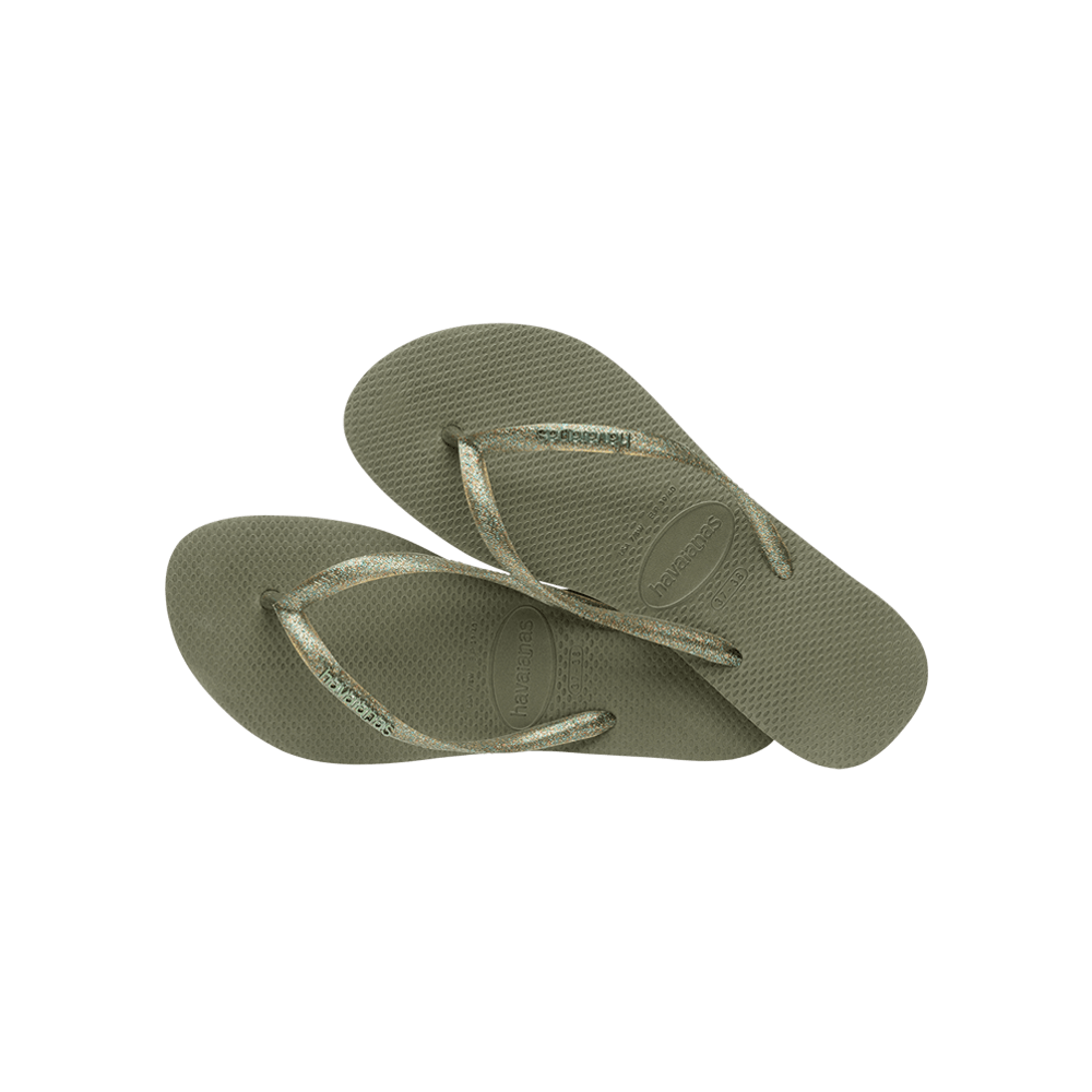 Slim Logo Metallic Flip Flops - Havaianas Malaysia