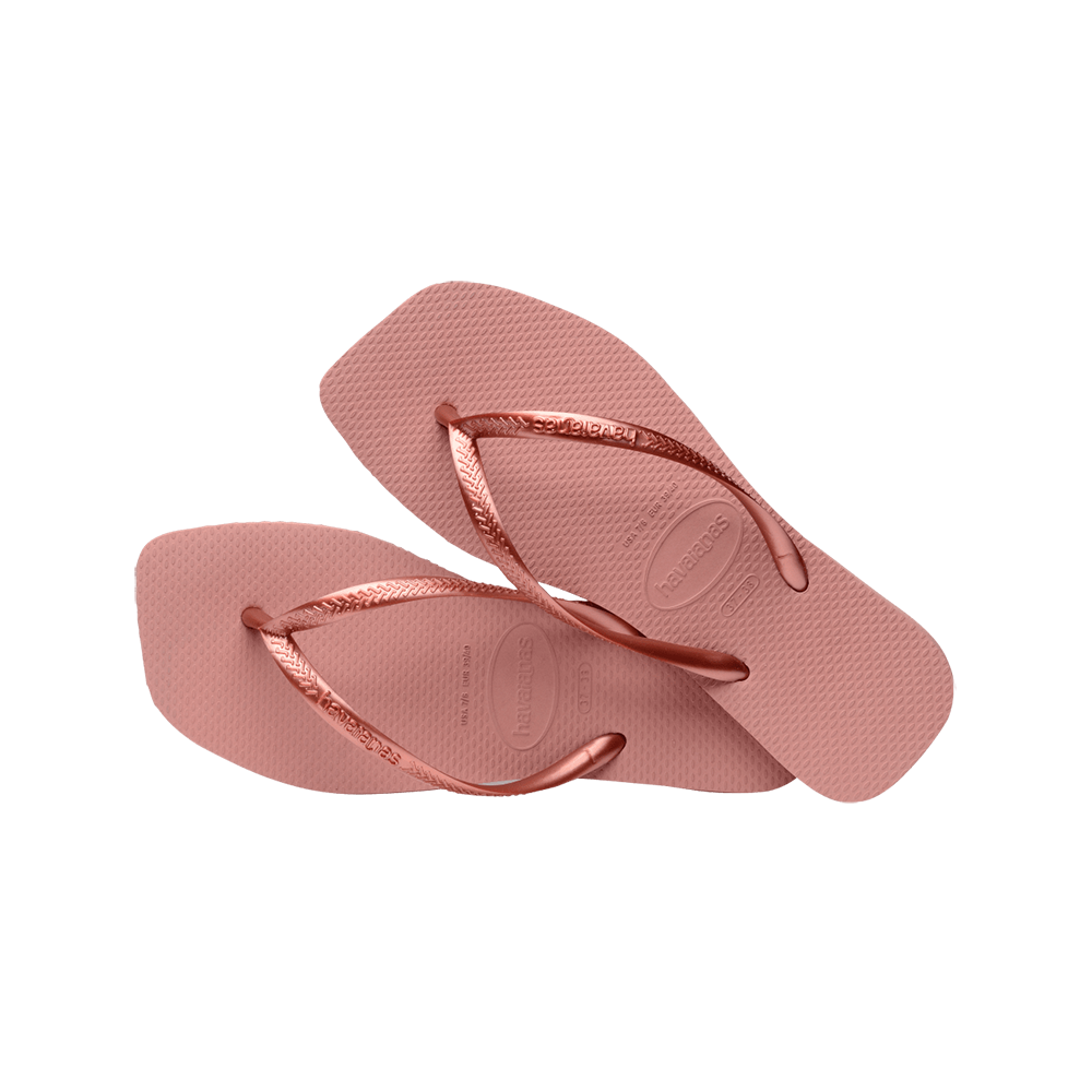 Slim Square Flip Flops