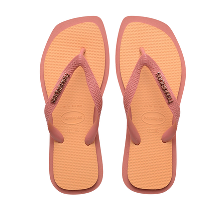 Top Square Fusion Flip Flops