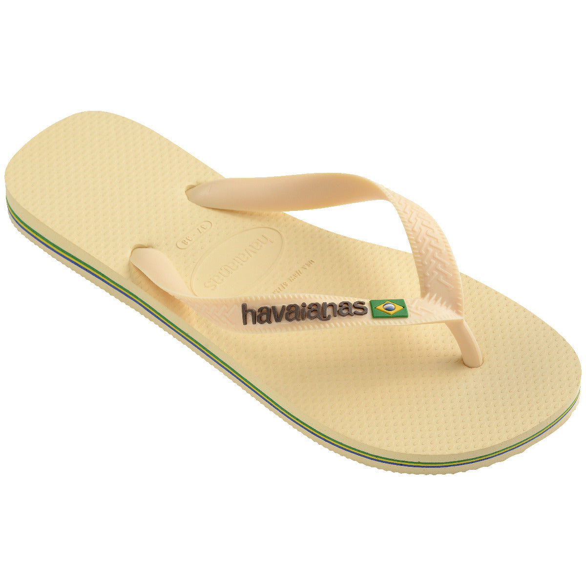 Unisex Brasil Logo Flip Flop