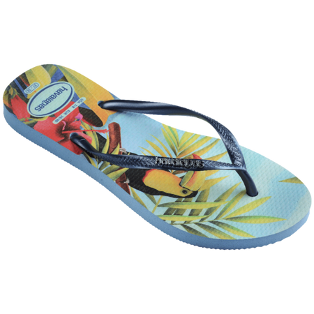 Slim Tropical Flip Flops