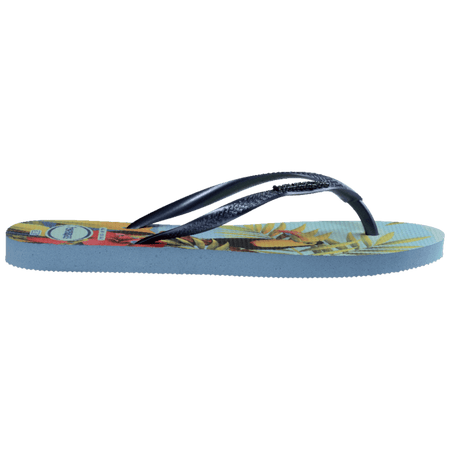 Slim Tropical Flip Flops