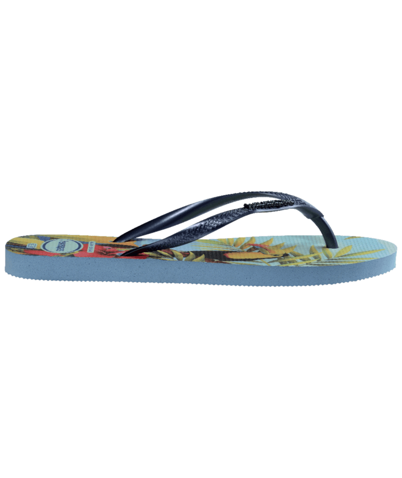 Slim Tropical Flip Flops