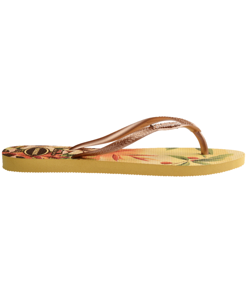 Slim Tropical Flip Flops