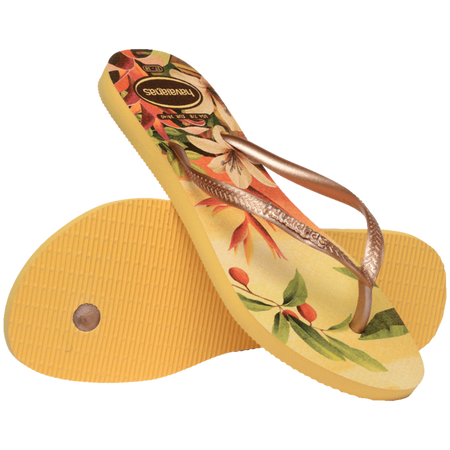 Slim Tropical Flip Flops