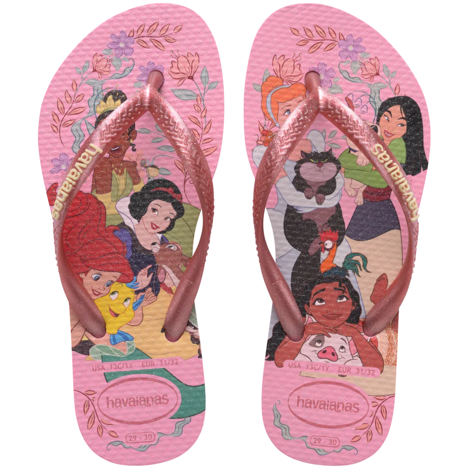 Kids Slim Princess Flip Flops