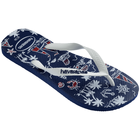 Top Nautical Flip Flops