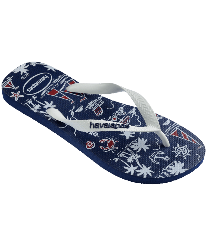 Top Nautical Flip Flops