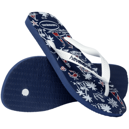 Top Nautical Flip Flops
