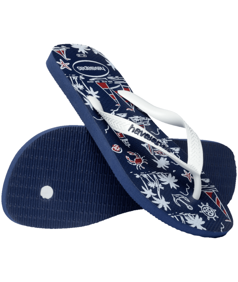 Top Nautical Flip Flops