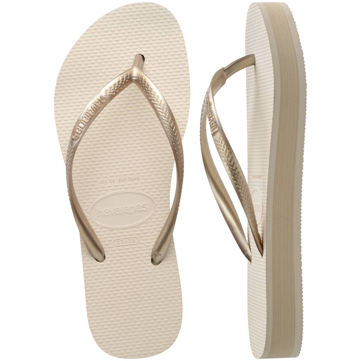Slim Flatform Flip Flops
