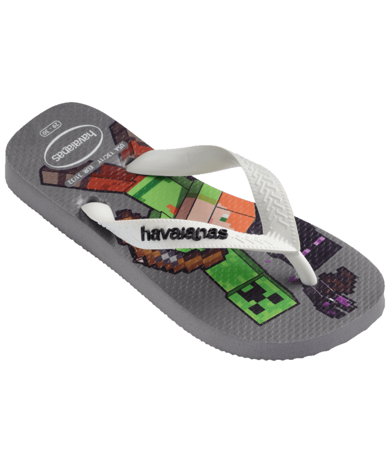 Kids Minecraft Flip Flops