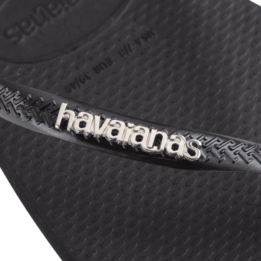 SANDALIAS HAVAIANAS SLIM SQUARE LOGO METAL FC