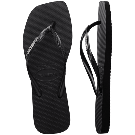 SANDALIAS HAVAIANAS SLIM SQUARE LOGO METAL FC