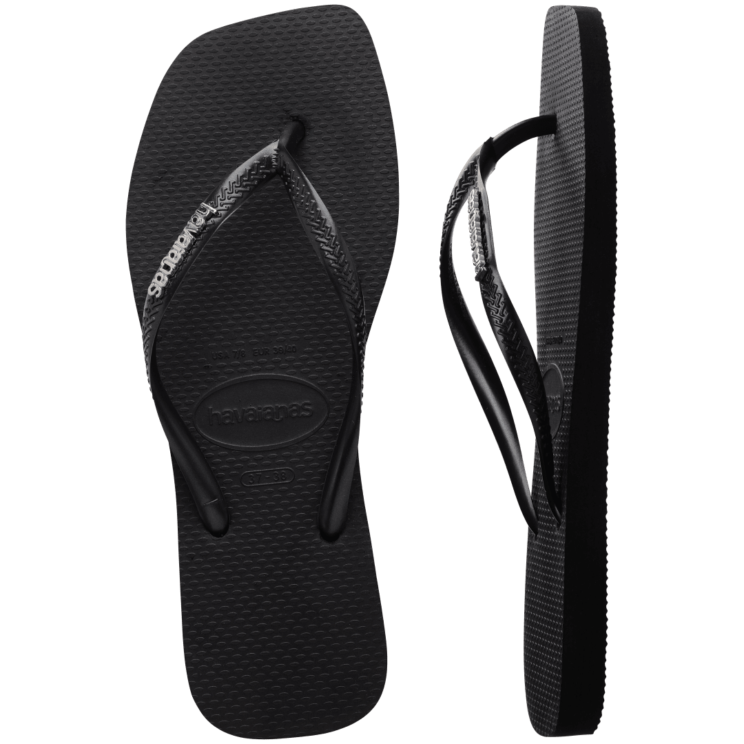 SANDALIAS HAVAIANAS SLIM SQUARE LOGO METAL FC
