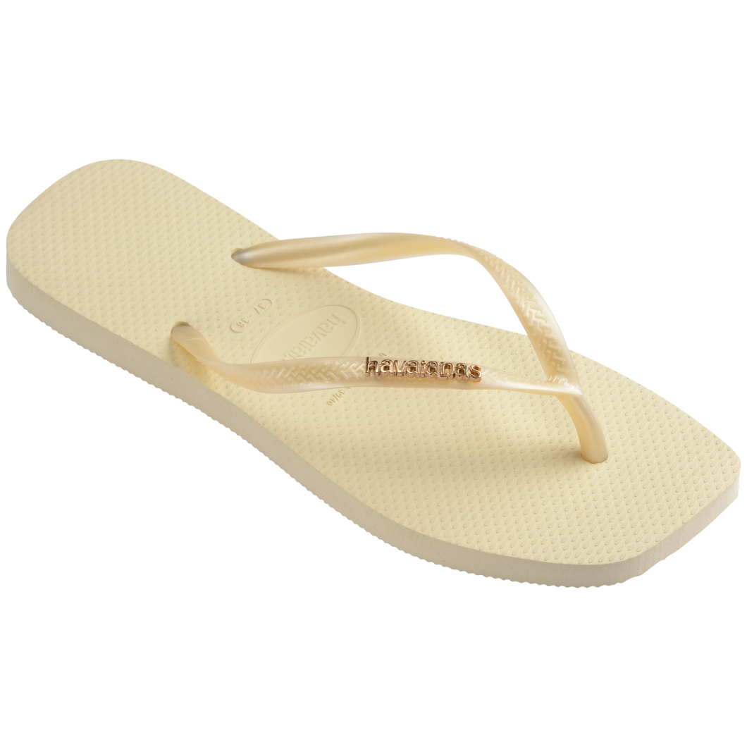 SANDALIAS HAVAIANAS SLIM SQUARE LOGO METAL FC