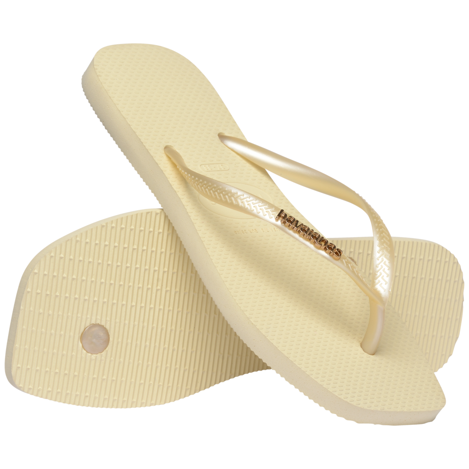 SANDALIAS HAVAIANAS SLIM SQUARE LOGO METAL FC
