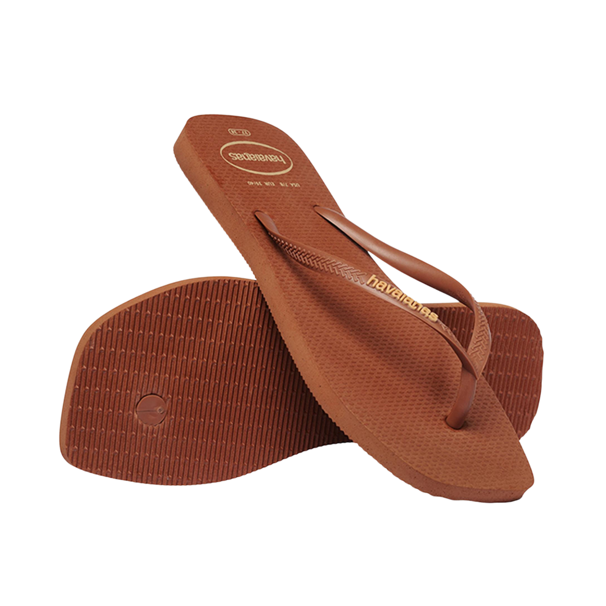 Slim Square Logo Pop Up Flip Flops