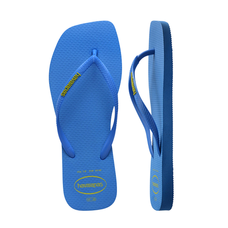 Slim Square Logo Pop Up Flip Flops
