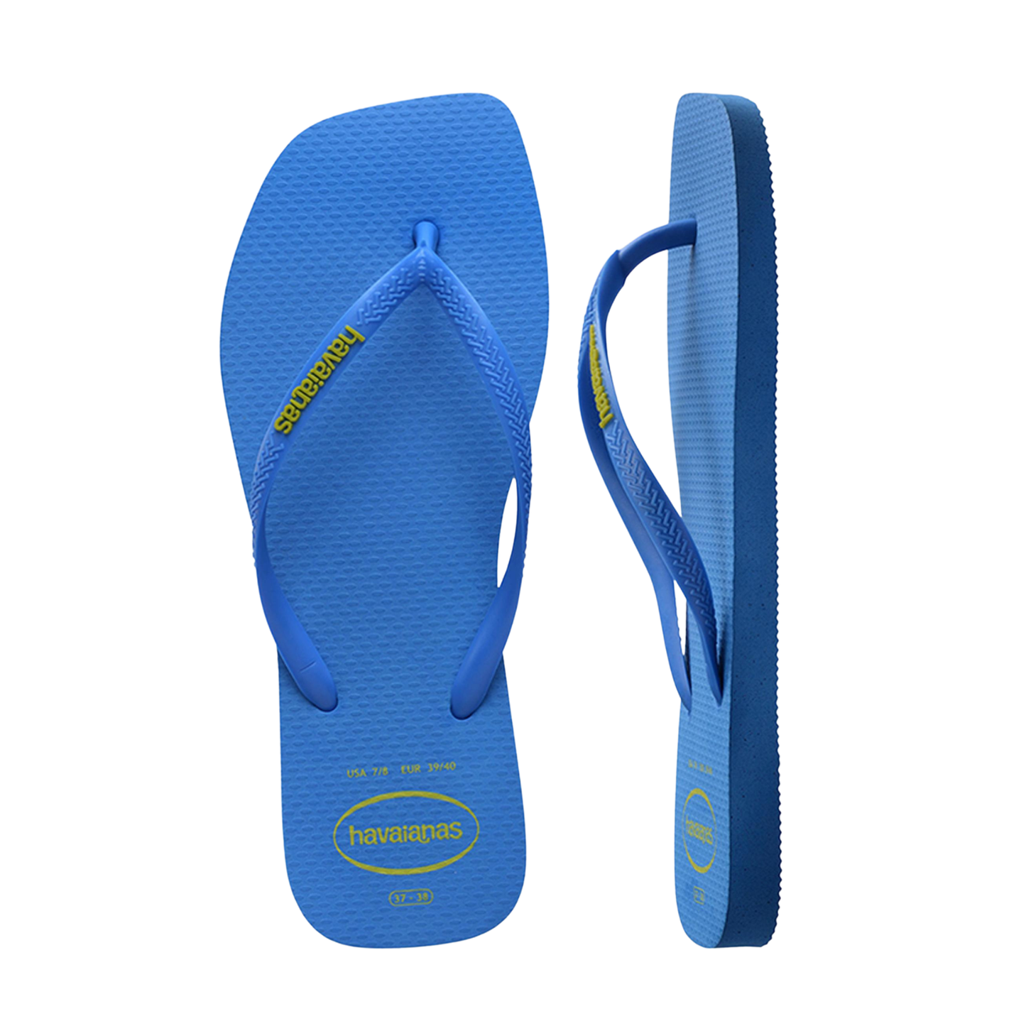 Slim Square Logo Pop Up Flip Flops