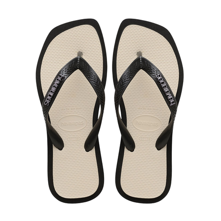 Top Square Fusion Flip Flops