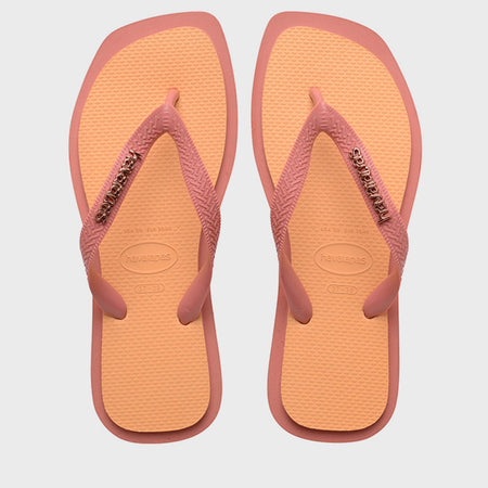 Top Square Fusion Flip Flops