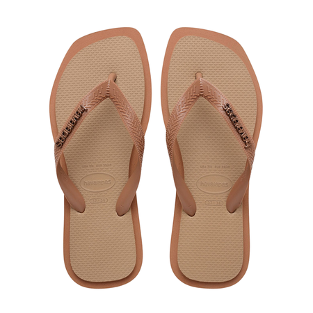 Top Square Fusion Flip Flops
