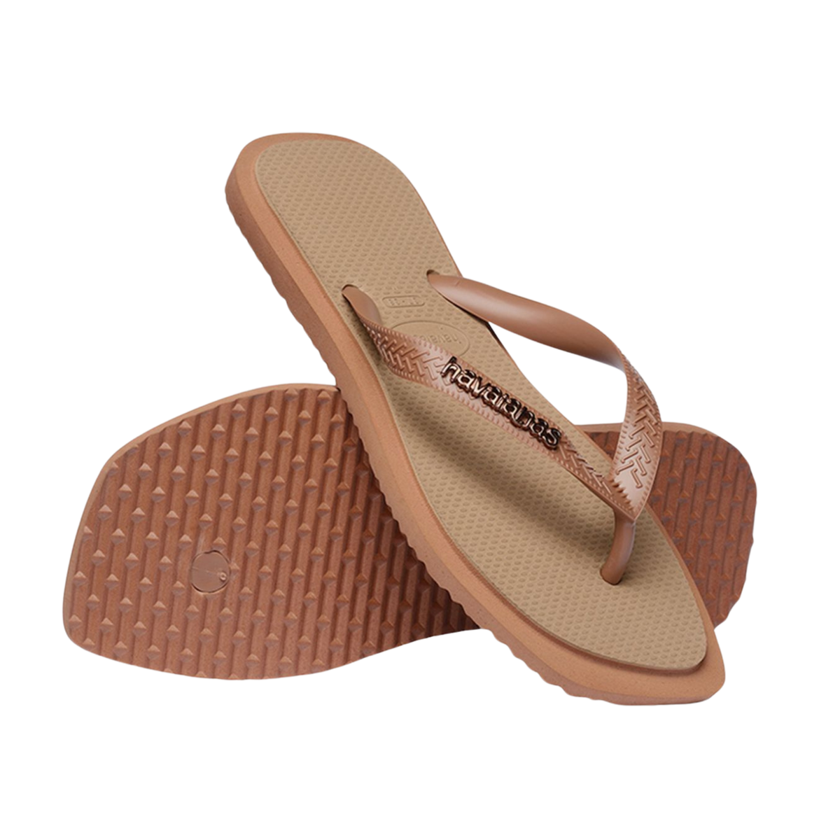 Top Square Fusion Flip Flops