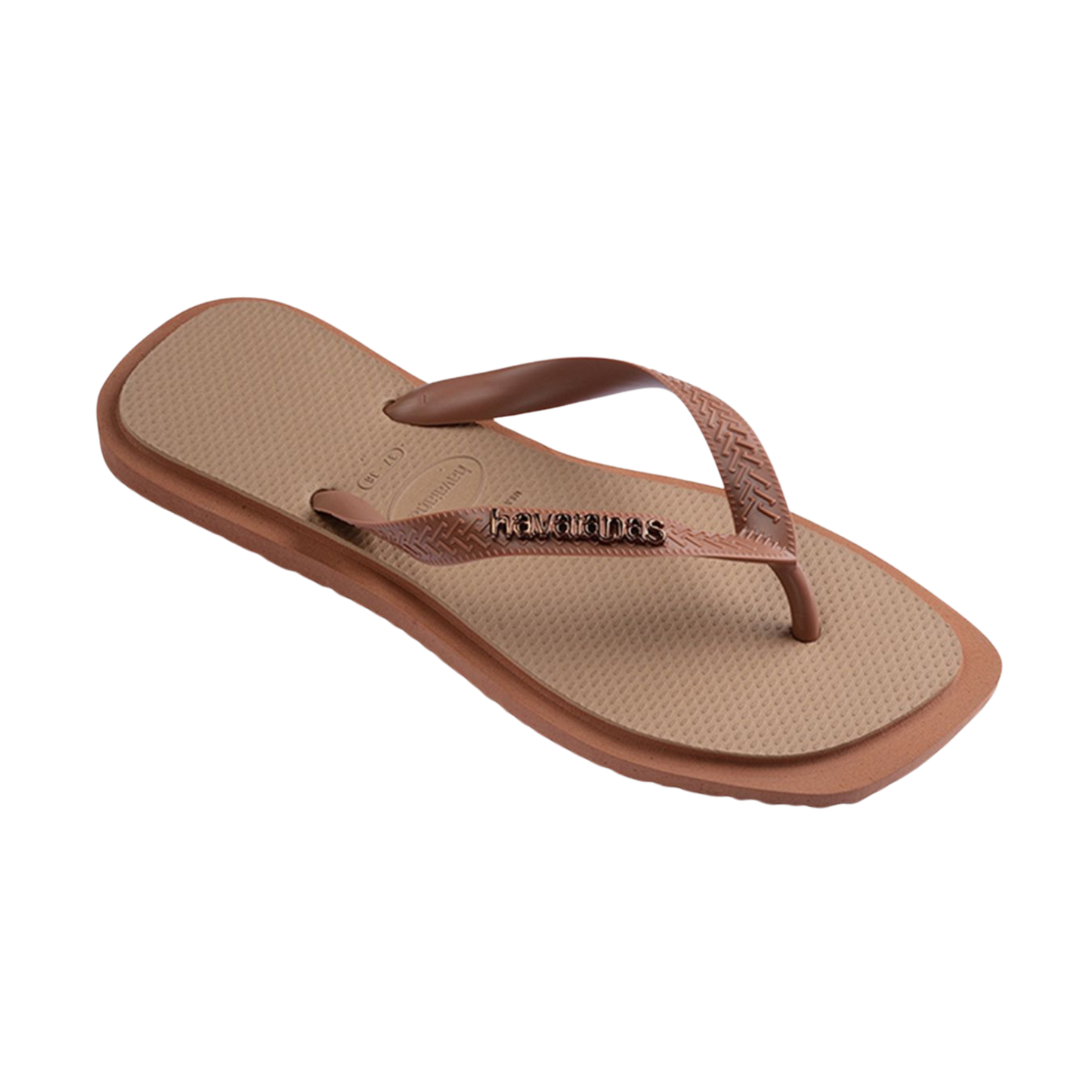 Top Square Fusion Flip Flops