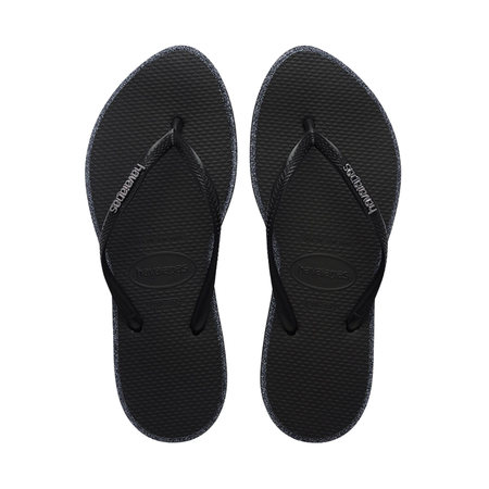 Slim Point Glitter Flip Flops