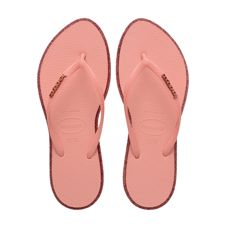 Slim Point Glitter Flip Flops