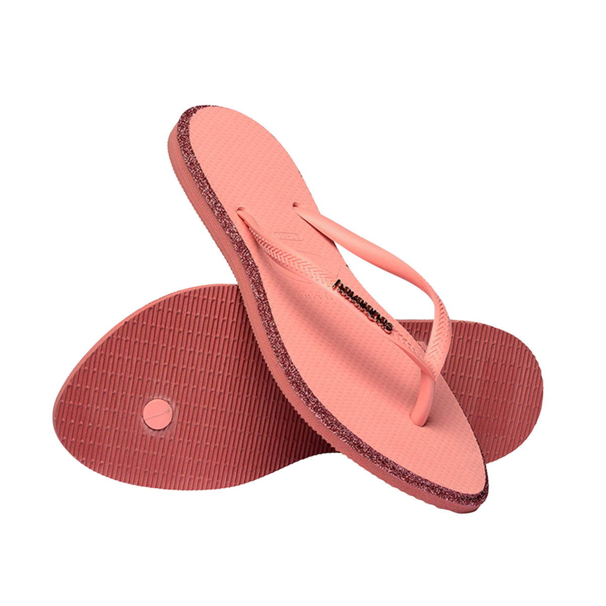 Slim Point Glitter Flip Flops