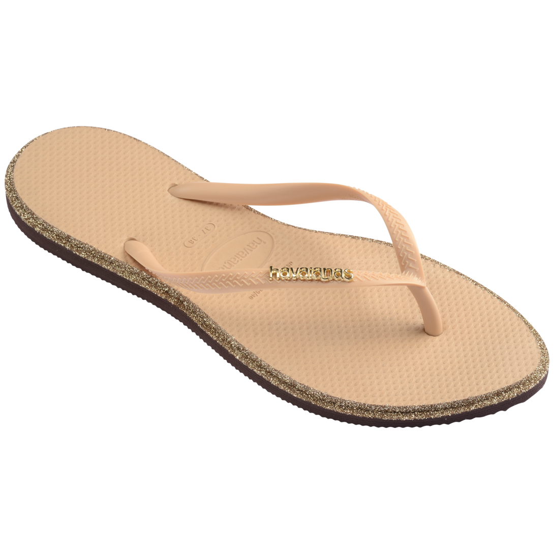 Slim Point Glitter Flip Flops
