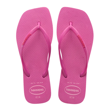 Slim Square Logo Pop Up Flip Flops