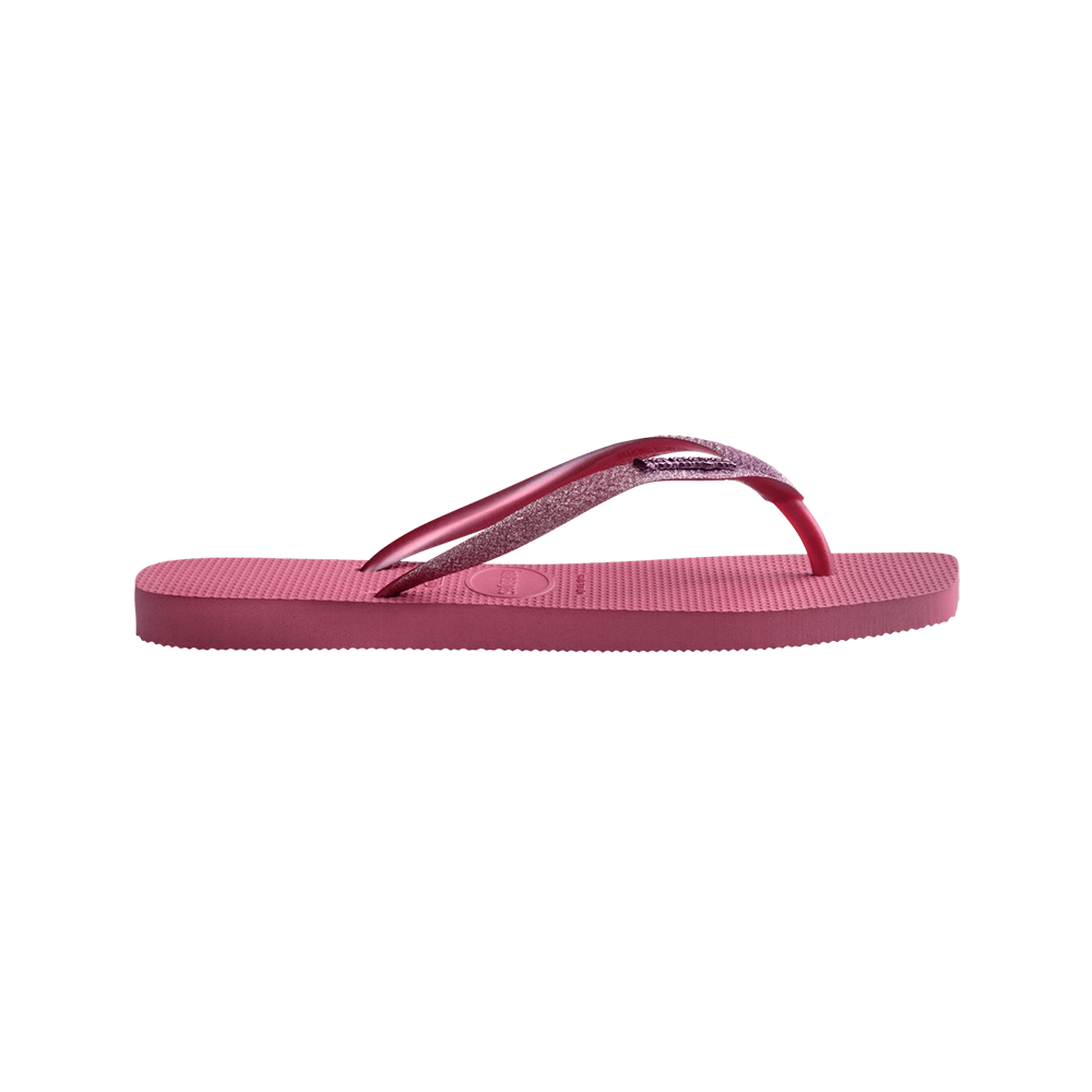 Slim Square Glitter Flip Flops